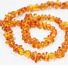 Natural Baltic Poland Amber Smooth Chips Beads Length 13 Inches and Size 5mm to 11mm approx.
